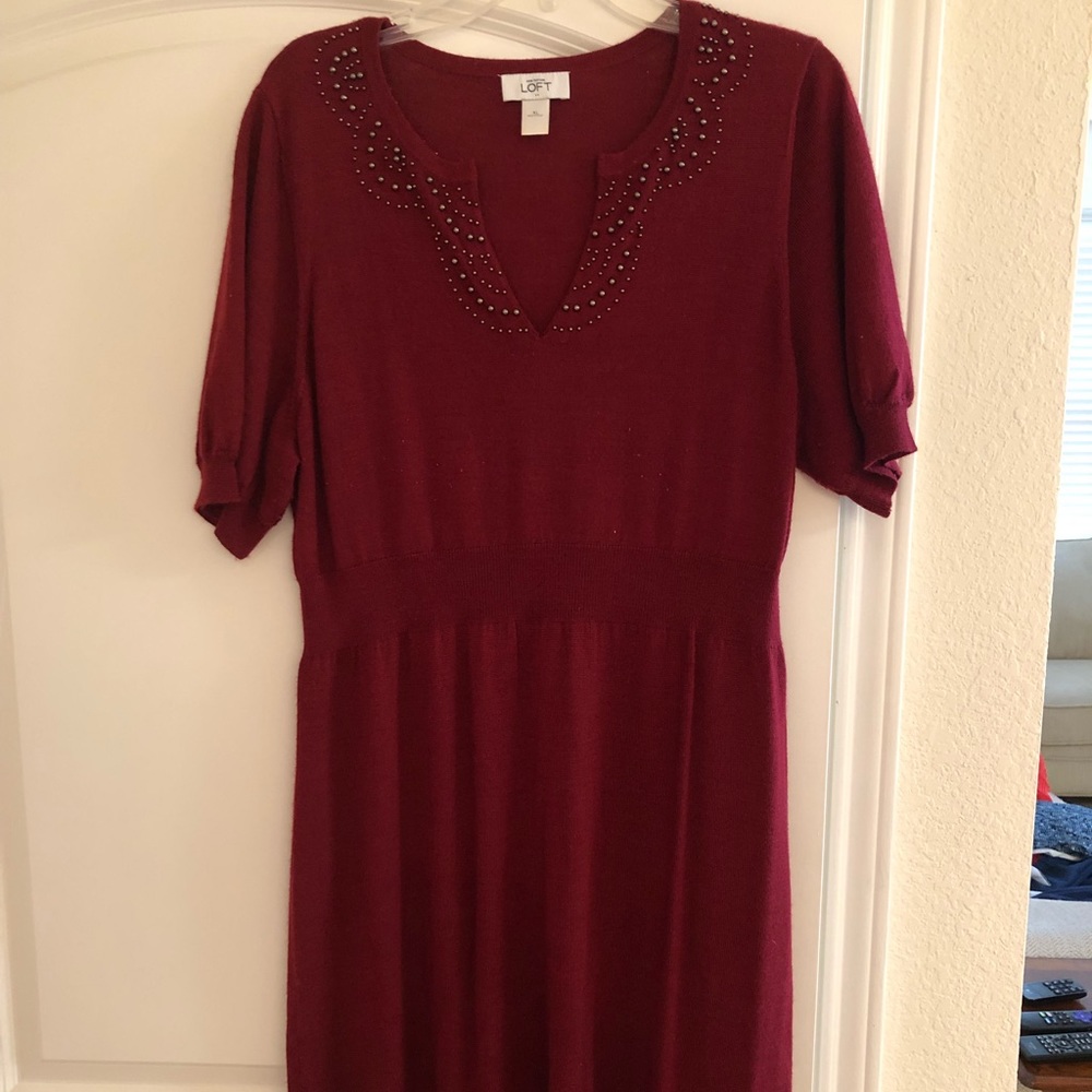 Short sweater dress
